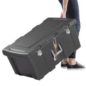 Baul multiuso 125 lts. c/tapa/manija/rueda 79.4 x 44.8 x 35.2