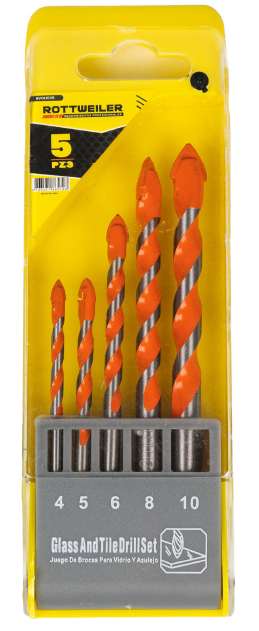 MECHA DE WIDIA MULTIMATERIAL  P/VIDRIO X 5 PZAS. (4-5-6-8-10)