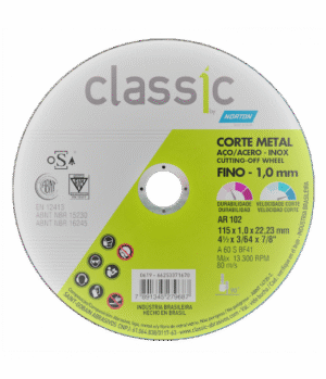 DISCOS DE CORTE NORTON AZUL BNA