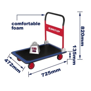 CARRO PLEGABLE 150 KG.  725X472 MM EMTOP