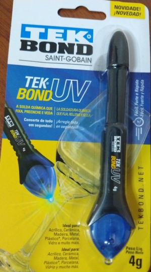 ADHESIVO VIDRIO UV TTE BLISTER  4 GRS. TEK BOND