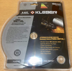 DISCO DIAMANTADO PARA METALES KLEBER