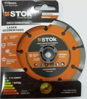 DISCO DIAMANTADO LASER STOK