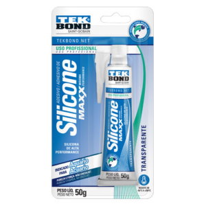 SILICONA ACETICA PROFESIONAL MAXX INCOLORA TEK-BOND