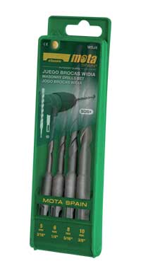 JUEGO DE MECHAS P/ WIDIA SDS
