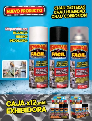 CAJA DE MEMBRANA FACIL EN AEROSOL MIX (X 12 UNIDADES)