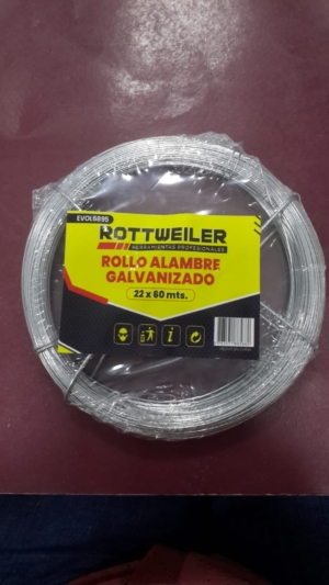 ROLLO DE ALAMBRE GALVANIZADO 20 X 40 MTS. ROTTWEILER