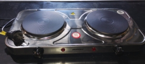 ANAFE ELECT. DUROLL 2 HORNALLAS 2000 W A/INOXIDABLE