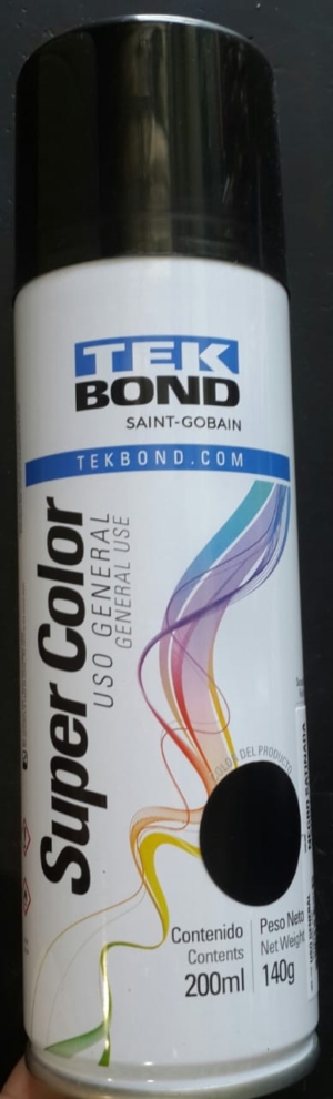PINTURA AERO SATINADA NEGRO TEK BOND