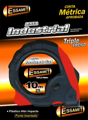 CINTA METRICA TRIPLE FRENOC/IMAN