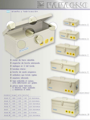 CAJA PAPAGNO 3 NIVELES