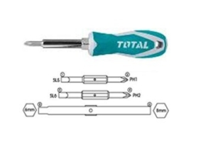 DESTORNILLADOR DE PUNTAS INTERCAM.   INDUSTRIAL 6 EN 1 TOTAL